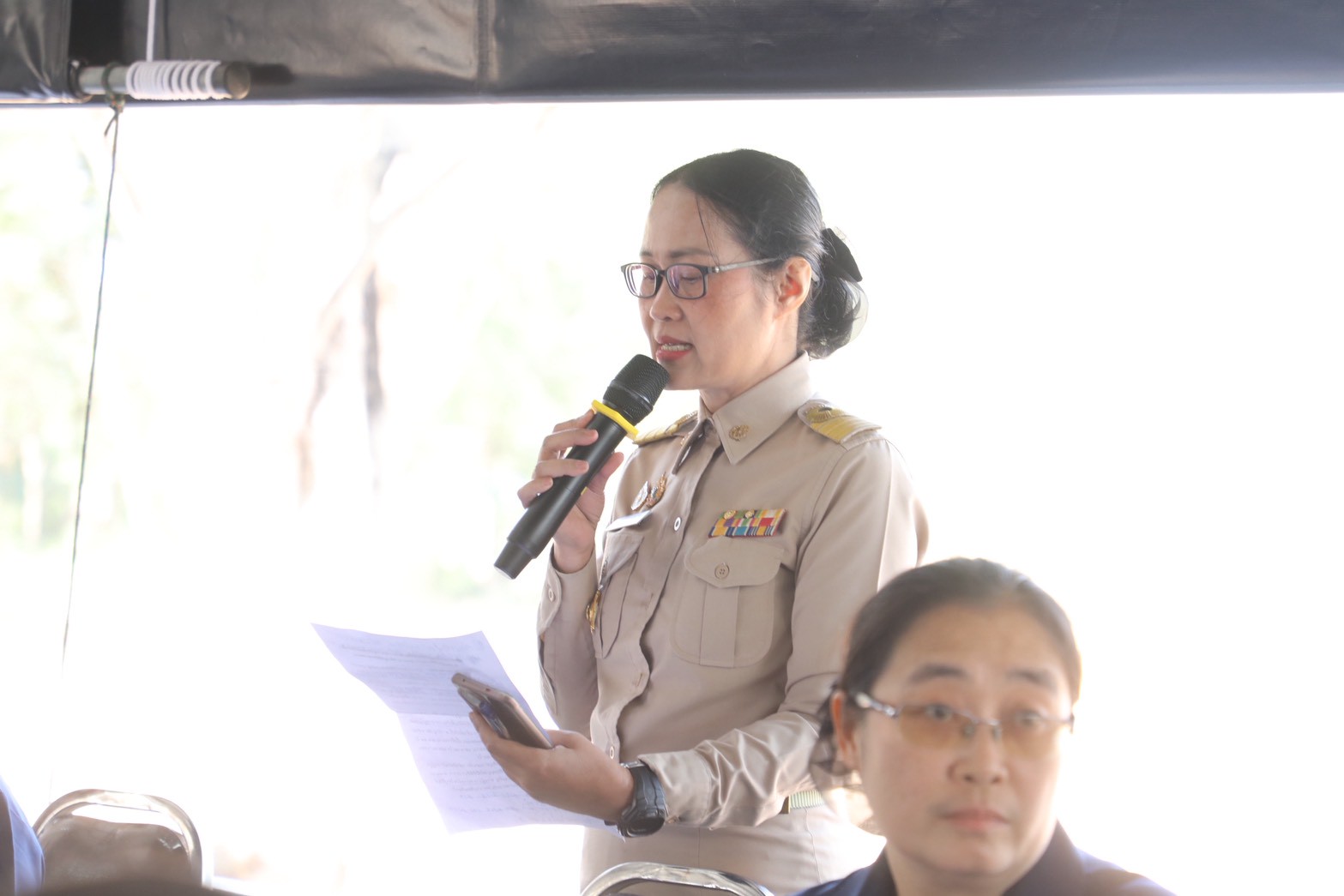 title - ส.ป.ก. เข้าร่วมพิธีเปิดสำนักงานฯ พร้อมมอบเอกสารสิทธิ์ การใช้ประโยชน์ที่ดิน (ส.ป.ก.) และประชุมการติดตามการดำเนินงานตามแผนปฏิบัติการพัฒนาพื้นที่สถานีวิจัยการเกษตรและพัฒนาโครงการหลวงโนนดินแดง ณ จังหวัดบุรีรัมย์